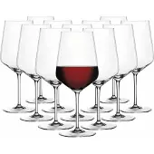 Spiegelau Rotweinglas "Rotweingläser Style 630 ml 12er Set transparent" Spülmaschinenfest