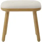 UMAGE - Paff Hocker, H 46,5 cm, Eiche / white sands