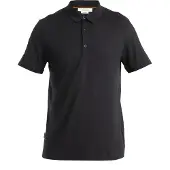 Icebreaker Poloshirt Merino 150 Tech Lite III SS Herren Black-M