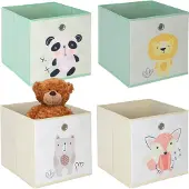 Relaxdays 4x Kinderaufbewahrungsboxen