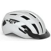 Met Fahrradhelm Allroad , Weiß - Matt, L