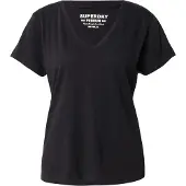 Superdry T-Shirt "STUDIOS SLUB EMB VEE TEE" Baumwollmischung, relaxed fit