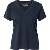 Superdry T-Shirt "STUDIOS SLUB EMB VEE TEE" Baumwollmischung, relaxed fit