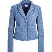 MADELEINE Jackenblazer "Chenilleblazer Moderner Einreiher mit 3D-Struktur" 3-D Struktur mir Chenille Garn