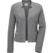 MADELEINE Jackenblazer "Kurzblazer Moderner Jerseyblazer in Melange-Optik" Struktur-Jersey