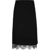 MADELEINE Eleganter A-Linien-Rock mit Reißverschluss in schwarz | Gr.: 36