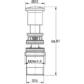 GROHE EICHELBERG Aufputz-Umstellung 440439 44043926 vertikal chrom chrom vertikal