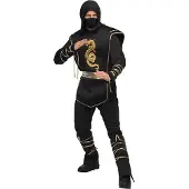 Boland Schwarzer Ninja Hanzo Herrenkostüm