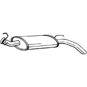 Bosal Endschalldämpfer 200-507