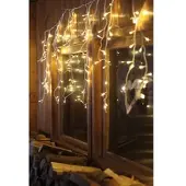 Hellum 180-tlg. LED-Eislichtvorhang, warm-weiße LEDs