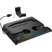 IPEGA Multifunctional Charging RGB Stand with Cooling for PS5 Slim Black
