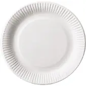 Papstar Kartonteller rund weiss