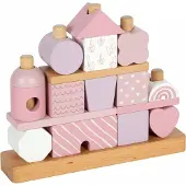 Small Foot Design Stapelhaus rosa 1 St