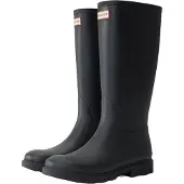 Hunter Gummistiefel Downpour Tall Wellington Unisex Black-Schuhgröße 38