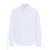 Casual Friday Langarmhemd "Langarmhemd CFBjörn", Herren, Gr. M, N-Gr, weiß (snow weiß), Obermaterial: 100% Baumwolle CO., Hemden Langarmhemd