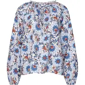Seidensticker Klassische Bluse "Schwarze Rose" Tunika Druck