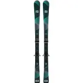 Völkl - Ski Set inkl. Bdg. - Pistenski - Shine 76 + Vmot 10 W 2026 für Damen aus Wolle - Größe 154 cm - Grün