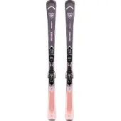 Rossignol - Ski Set inkl. Bdg. - Pack / Paket / Set All-Mountain Skier - Arcade 80 W + Xpress 10 GW B83 2026 für Damen aus Holz - Größe 166 cm - Grau