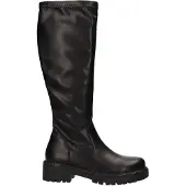 La strada Langschaftstiefel Schwarz