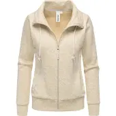 Ragwear Sweatjacke "Ronette Print" Zip-Jacke mit Allover-Print und hohem Kragen
