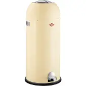 Wesco Tretabfalleimer 180731-23 KICKMASTER MAXI in Mandel mit 40 Liter Volumen / Abfallsammler / Mülleimer