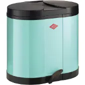 Wesco ÖKOSAMMLER 170 in MINT mit 30 (2x 15) Liter Volumen und Fußtritt / 2-fach Trennung / Mülleimer