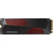 Samsung interne SSD "990 PRO Heatsink", schwarz, 4000 GB, Schreibgeschwindigkeitmaximal 6900 MB/s Lesegeschwindigkeitmaximal 7450 MB/s, Festplatten, interne SSD