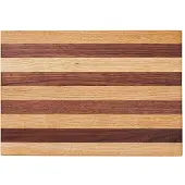 Ferm Living Schneidebrett Stribe Bold Walnut / Oak