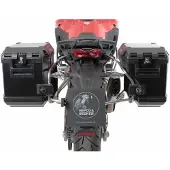 Hepco&Becker Xplorer Cutout Kofferpaar mit Träger schwarz für Multistrada Unisexanthrazit025 - Motorradzubehör - Motorradgepäck