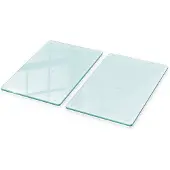 Wallfluent GLASPLATTE 2x 30x52cm Transparent