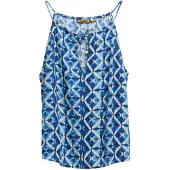 Superdry für Damen. W6012102A Trägertop Beach blau (M), Lässig, Viskose, Ärmellos / Hosenträger