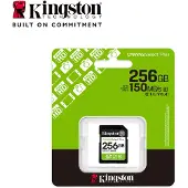 Kingston 256gb Sdxc Canvas Select Plus Gen3 150 Mb/s C10 Uhs-i U1 V10 Speicherkarte