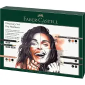 Faber-Castell – Discovery Set tørre kunstmaterialer – 17 dele