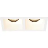 LEDVION LED Einbaustrahler 2-Licht Weiss Warmweiss
