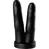 BUTTR Victory - Doppel-Finger Anal-Dildo (schwarz)