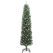 vidaXL Fritz (mit 300 LEDs und 120 weissen/grauen Kugeln)