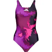 Adidas Damen Schwimmanzug Tie-Dyed Graphic V-Back