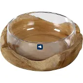 Leonardo Schale Leonardo Terra With Teak Socket 28