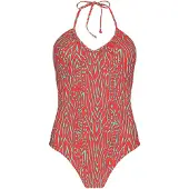 Barts Badeanzug Anangu V-Neck One Piece Damen Red-Größe 40