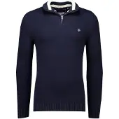 Superdry für Herren. M6110706A Pullover Half Zip navy (M), Lässig, Baumwolle, Marine