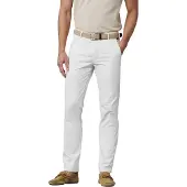 Meyer Baumwollhose Roma weiß unifarben regular fit