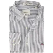 Gant Hemd Herren Reg Classic Oxford Stripe Shirt Persian Blue-XL