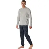 Schiesser Pyjama in Dunkelblau/ Grau | Gr.: 62