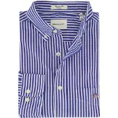 Gant Hemd Reg Classic Poplin Stripe Shirt Herren College Blue-L