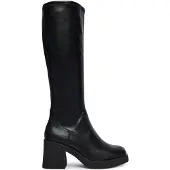 Tamaris Damen Stiefel Langschaft vegan und mit Reißverschluss 1-25526-45, Größe:38 EU, Farbe:Schwarz