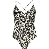Barts Badeanzug Barts Damen Nassa Plunge One Pice White / Black-Größe 38