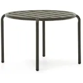 Natur24 Gartencouchtisch Joncos 68 x 68 x 42 cm Aluminium Grün Wohnzimmer Tisch Neu