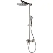 Schulte Duschsäule inkl. Einhebelmischer Classic ExpressPlus edelstahl matt EP9620 90