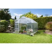 Pergart Vitavia, Gewächshaus "Uranus 11500", aluminium eloxiert, 11,5 m², 6 mm HKP
