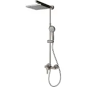 Schulte Duschsäule inkl. Einhebelmischer Classic ExpressPlus edelstahl matt EP9621 90